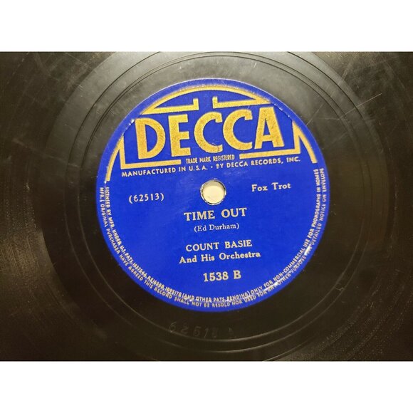 78RPM Let Me Dream - Time Out - Count Basie & Orchestra (R162) - Picture 3 of 4
